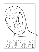 coloriage affiche spiderman